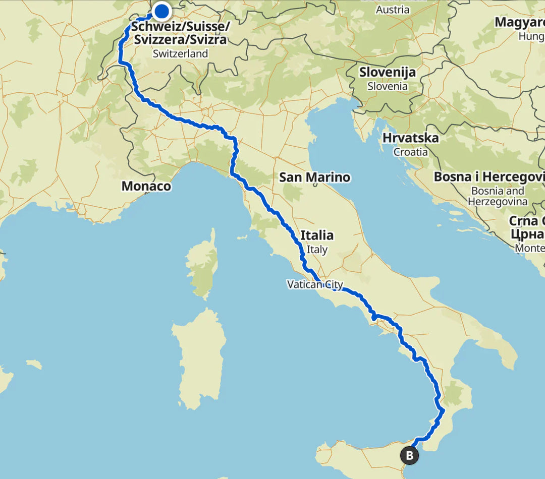 Micro-Abenteuer pur: Marco und Uma's entspannter 2'000-km-Lauf!
